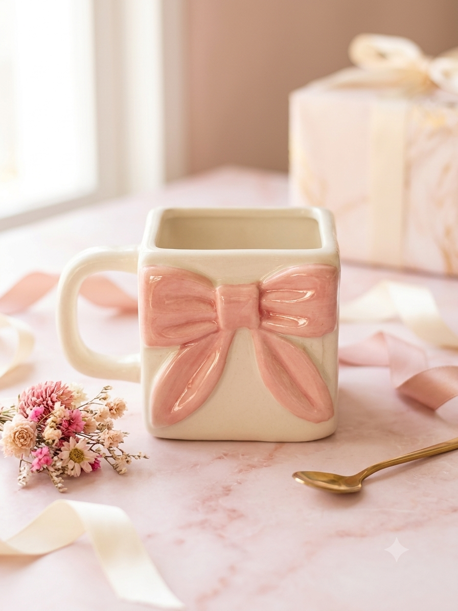 Raised Bow Mug
