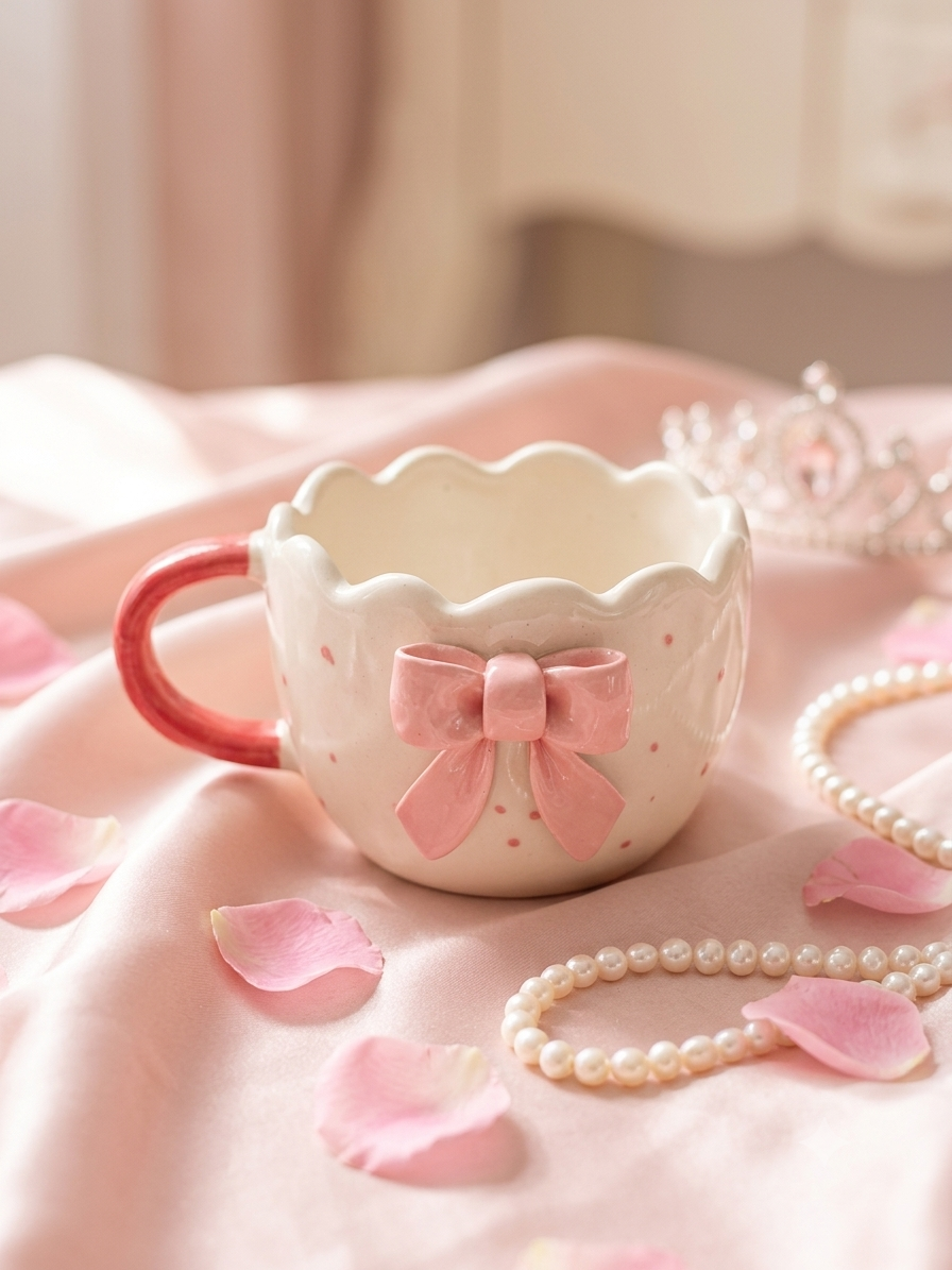 Scalloped Petal Bow Cup