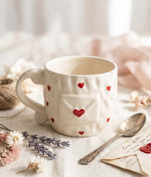 Love Letter Envelope Ceramic Mug